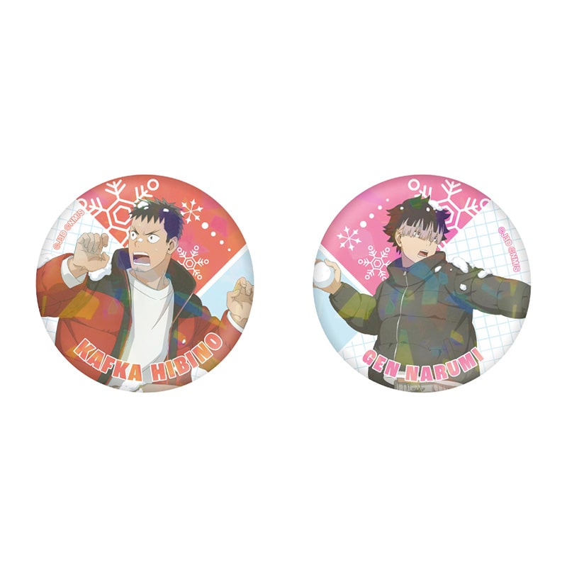 怪獣８号 ホログラム缶バッジセット 雪合戦Ver.