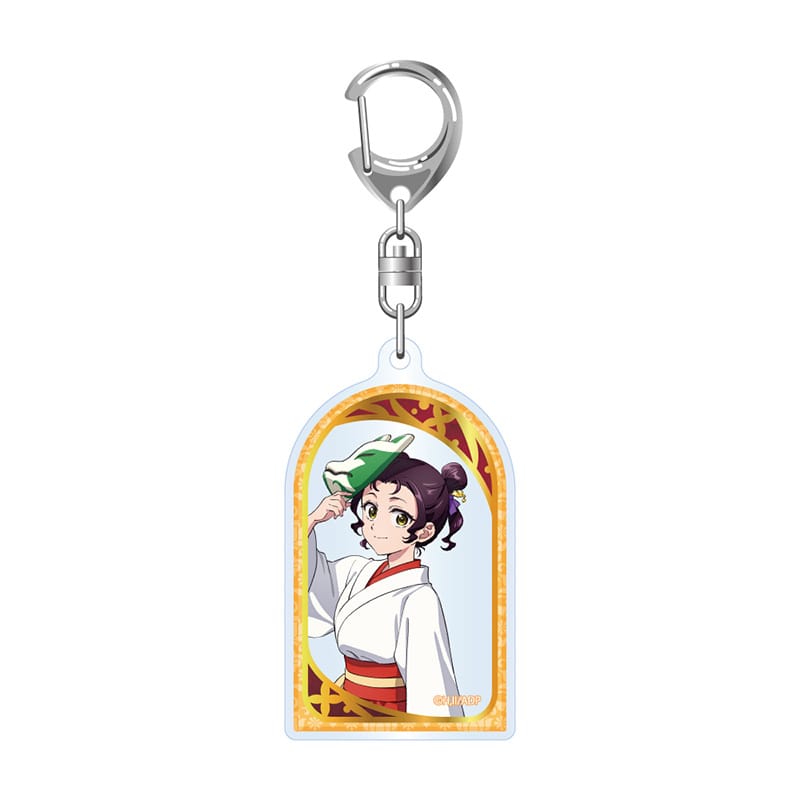 薬屋のひとりごと 箔押しアクリルキーホルダー 子翠（狐の里Ver.）