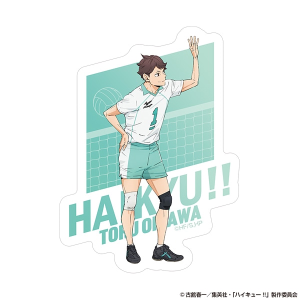 ハイキュー!! ダイカットステッカー 及川 徹 AJ2026 Ver.
