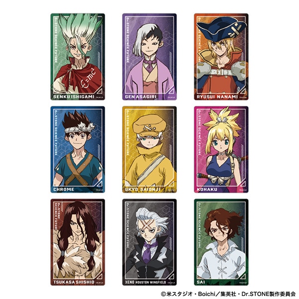 Dr.STONE トレーディングクリアカード 【全9種】  コンプリートセット