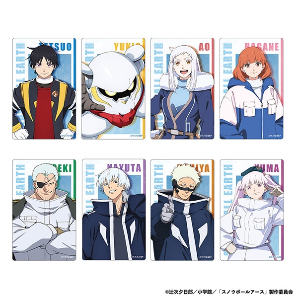 スノウボールアース トレーディングクリアカード AJ2026 Ver. 【全8種】  ランダム1個