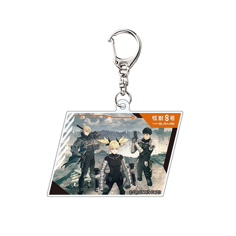 怪獣８号 THE GAME アクリルキーホルダー 集合C