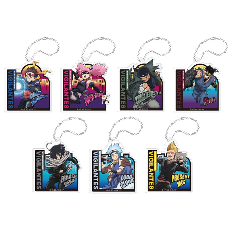 ヴィジランテ -僕のヒーローアカデミア ILLEGALS- アクリルキーホルダーコレクション 第2弾【全7種】7個セット