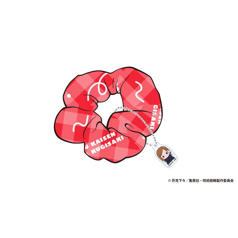 アニメ『呪術廻戦』5周年 もっちび チャーム付きシュシュ 釘崎野薔薇