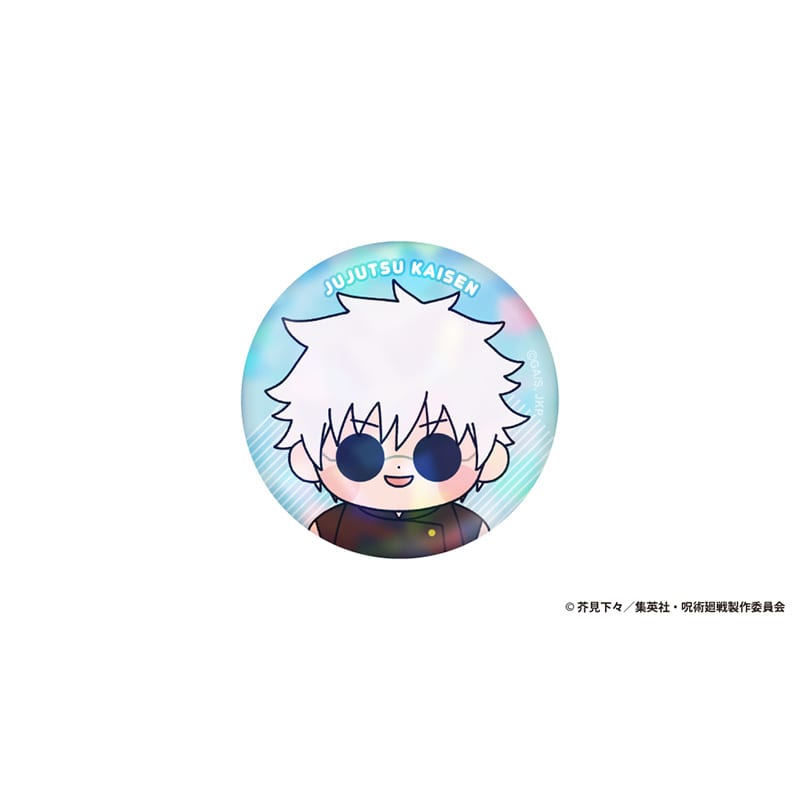 アニメ『呪術廻戦』5周年 もっちび ホログラム缶バッジ 五条 悟（懐玉・玉折）