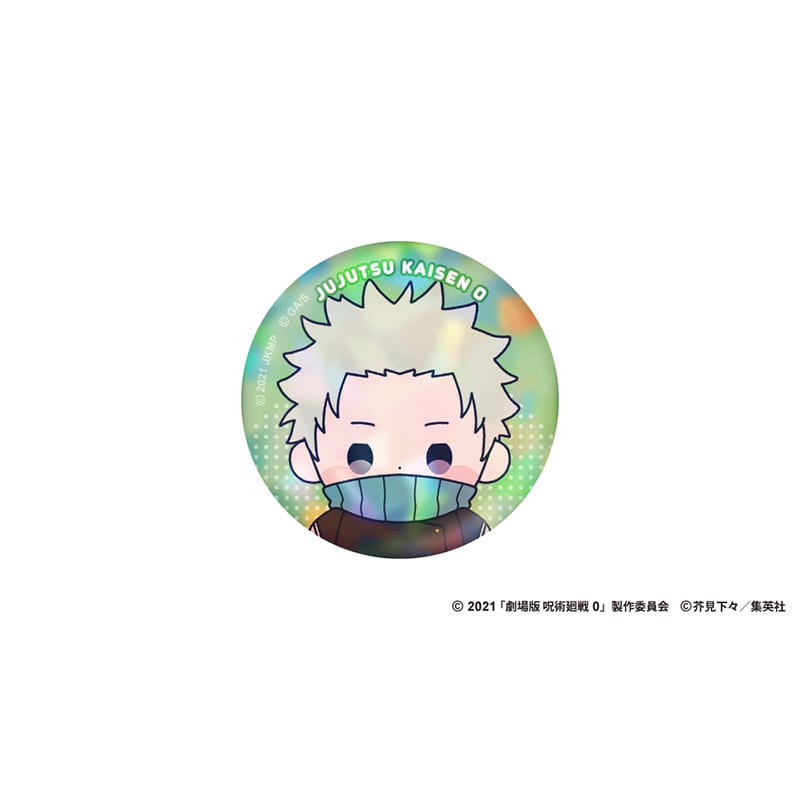 アニメ『呪術廻戦』5周年 もっちび ホログラム缶バッジ 狗巻棘（劇場版 呪術廻戦 0）