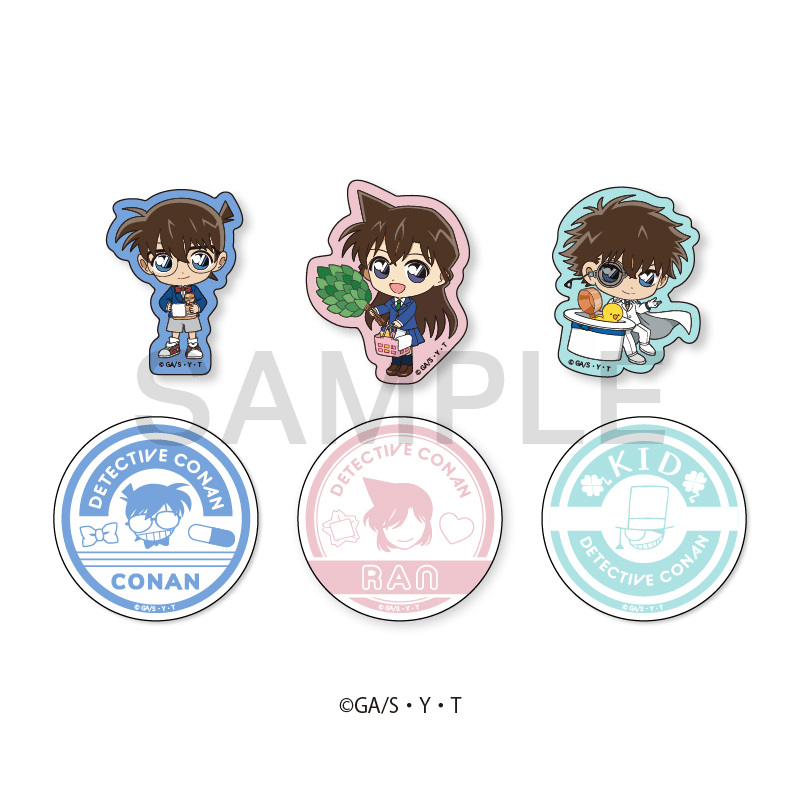 TVアニメ「名探偵コナン」 トレーディングステッカー サウナ 【全6種】