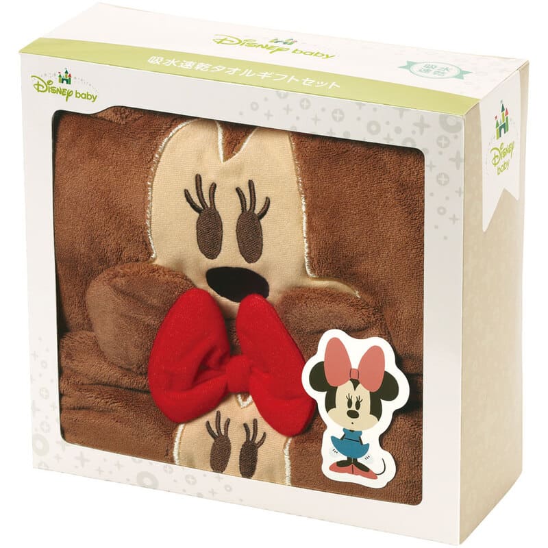 吸水速乾タオルギフトセット　ミニーマウス