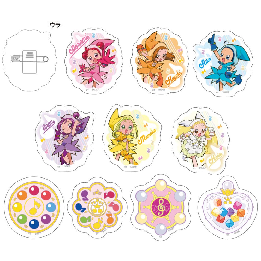 おジャ魔女どれみ　アクリルクリップバッジコレクション（全10種）