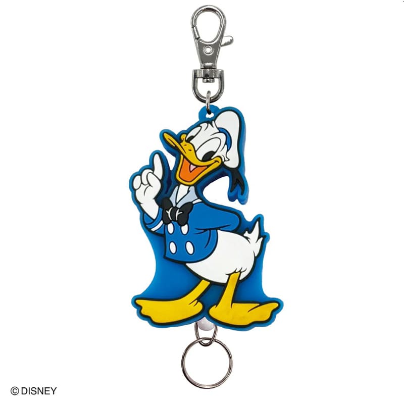 WDラバーリールキーホルダー（ドナルドダック）