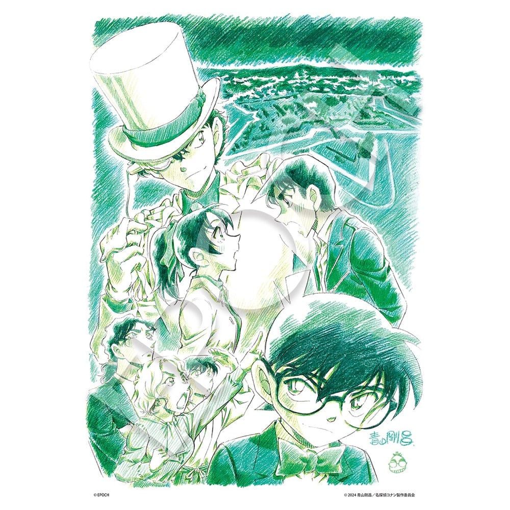 名探偵コナン 100万ドルの五稜星 -劇場版青山先生直筆原画ポスターVer.-
