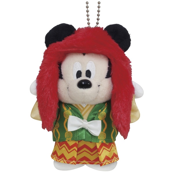 ミッキー連獅子 マスコット 赤