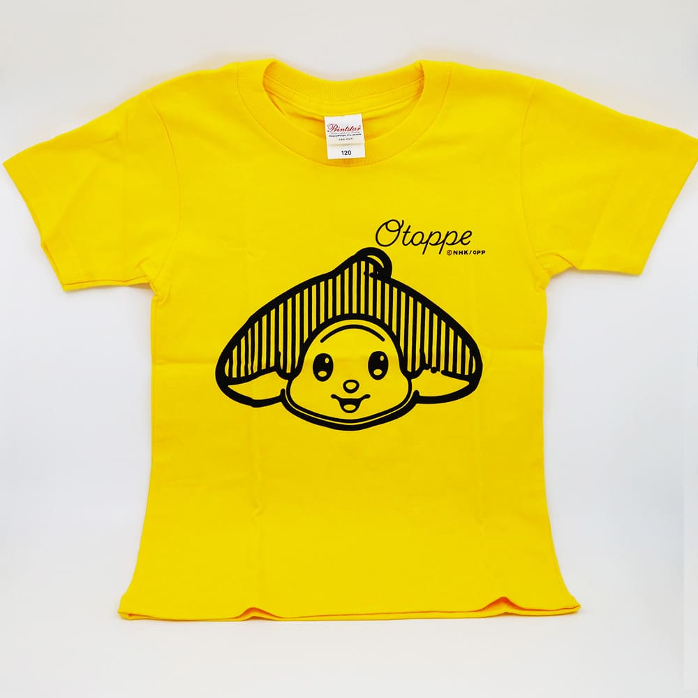 オトッペ　Tシャツ「ウィンディ SMILE」イエロー（サイズ120cm）