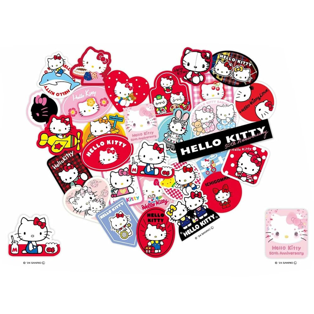 ハローキティ 50周年 アイロンシール キティの描く未来
