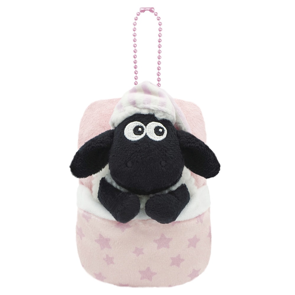 ひつじのショーン　おふとんマスコット　ショーン（ピンク）