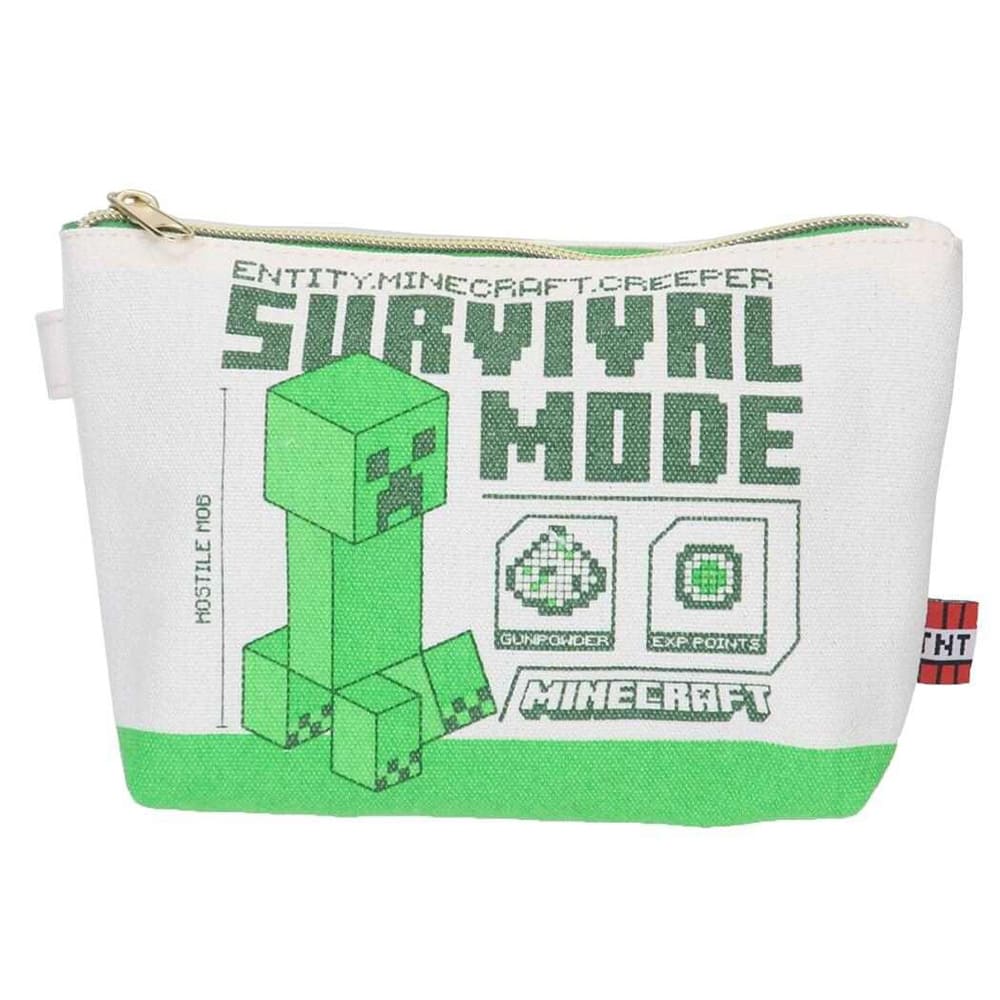 マインクラフト　布船型ポーチ グリーン