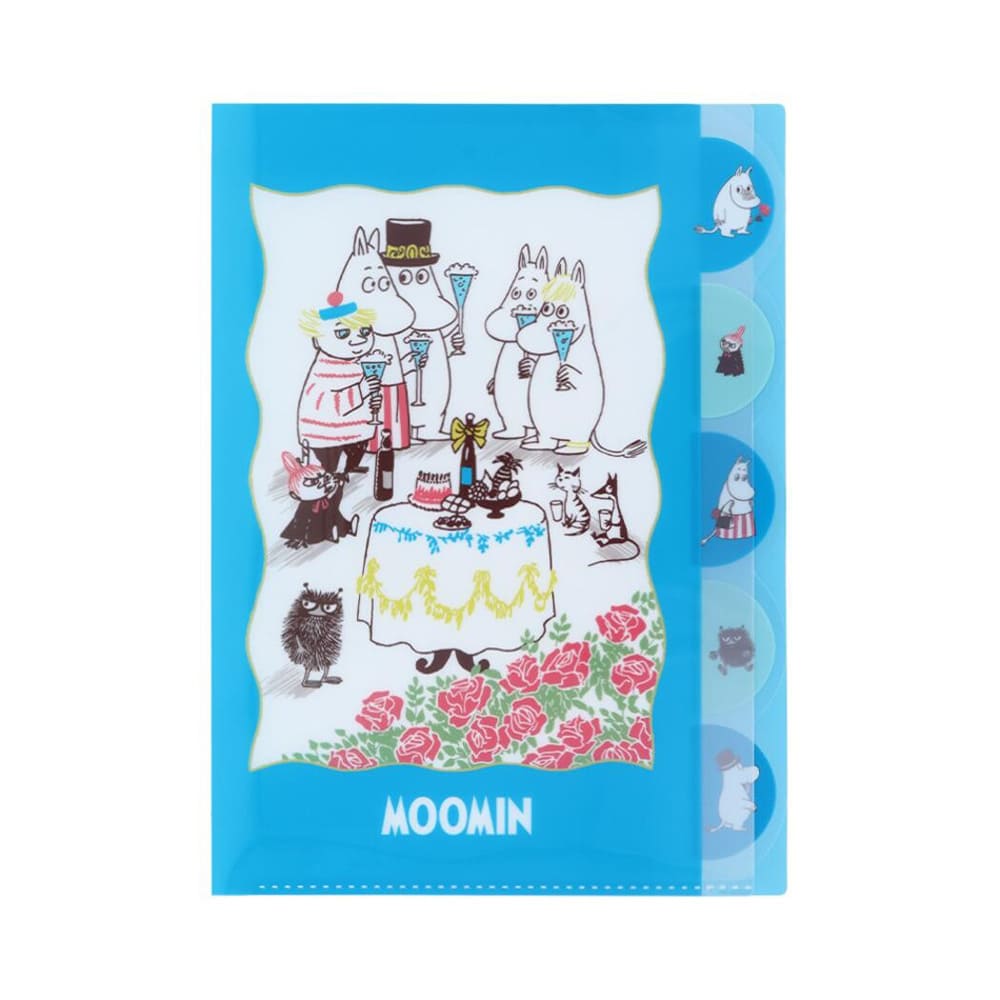 ムーミン　ダイカットクリアファイル5P MU25SS ムーミン