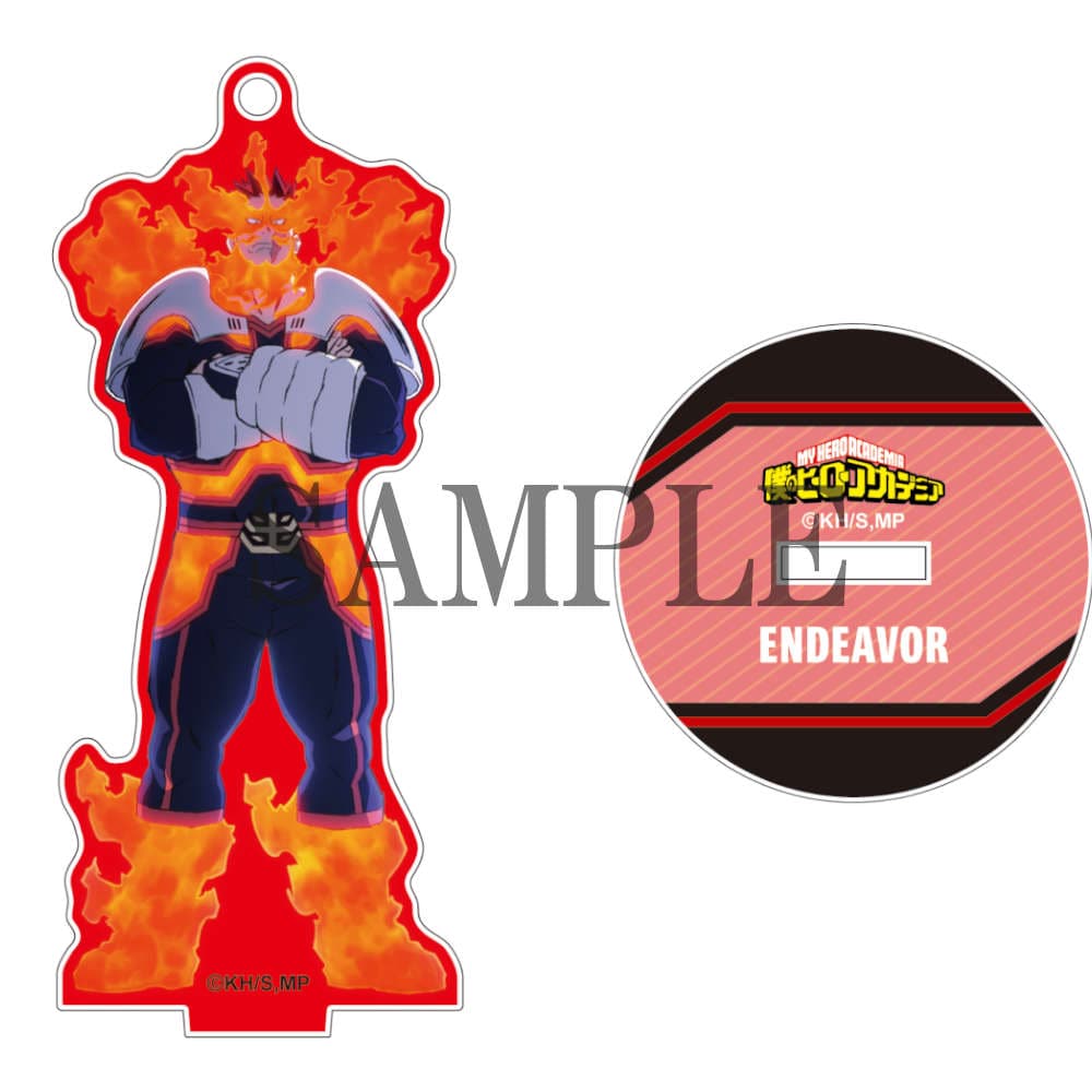 各巻購入特典:アクリルスタンドキーホルダー エンデヴァー